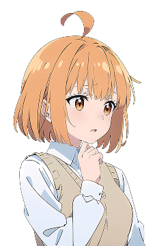 悩むキャラクター